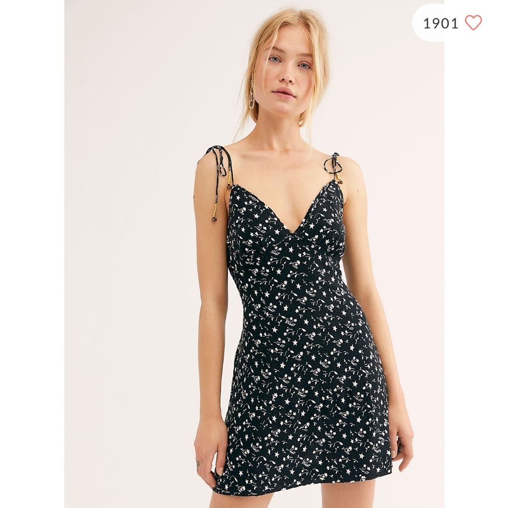 Free People Turning Heads Printed Mini Dress